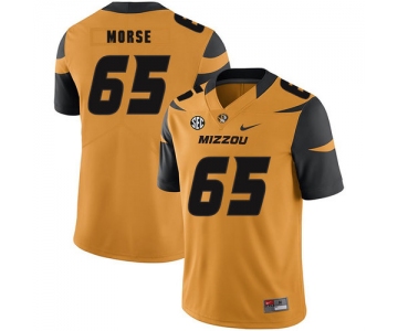 Missouri Tigers 65 Mitch Morse Gold Nike College Football Jersey