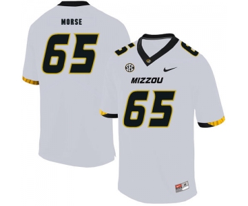 Missouri Tigers 65 Mitch Morse White Nike College Football Jersey