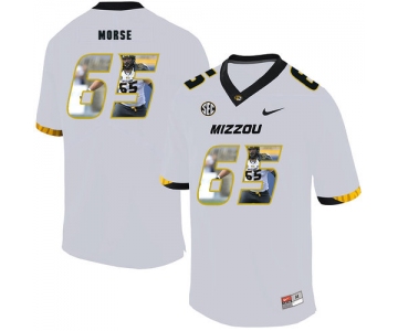 Missouri Tigers 65 Mitch Morse White Nike Fashion College Football Jersey