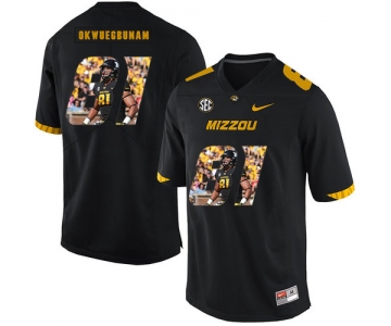 Missouri Tigers 81 Albert Okwuegbunam Black Nike Fashion College Football Jersey