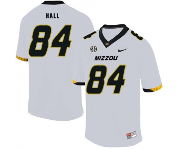 Missouri Tigers 84 Emanuel Hall White Nike College Football Jersey