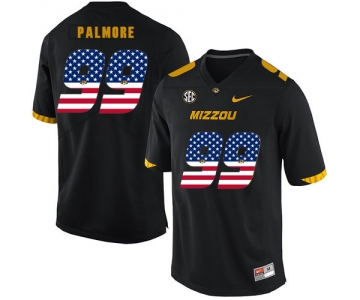 Missouri Tigers 99 Walter Palmore Black USA Flag Nike College Football Jersey