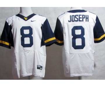 West Virginia Mountaineers #8 Karl Joseph 2013 White Elite Jersey