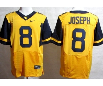 West Virginia Mountaineers #8 Karl Joseph 2013 Yellow Elite Jersey