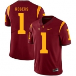 USC Trojans 1 Darreus Rogers Red College Football Jersey