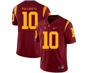 USC Trojans 10 Hayes Pullard III Red College Football Jersey