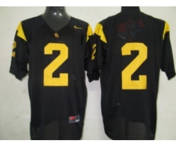 USC Trojans #2 Robert Woods Black Jersey