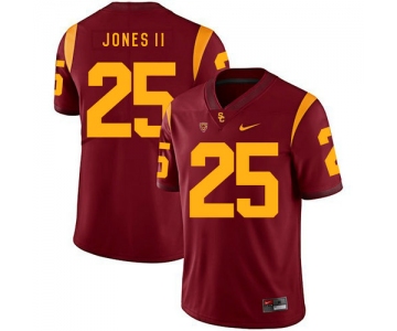 USC Trojans 25 Ronald Jones II Red College Football Jersey