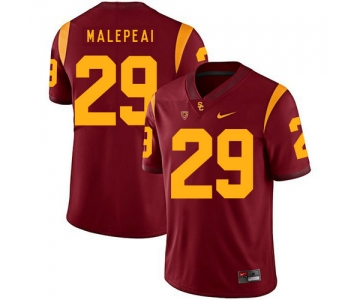 USC Trojans 29 Vavae Malepeai Red College Football Jersey