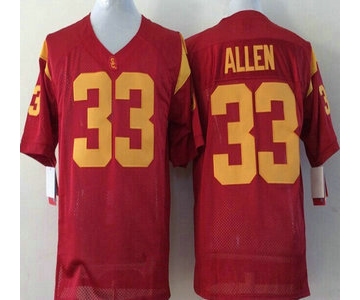 USC Trojans #33 Marcus Allen 2015 Red Jersey