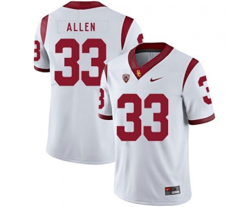 USC Trojans 33 Marcus Allen White College Football Jersey