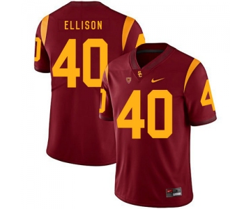 USC Trojans 40 Rhett Ellison Red College Football Jersey