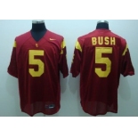 USC Trojans #5 Bush Red Jersey