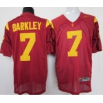 USC Trojans #7 Matt Barkley Red Jersey