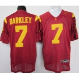 USC Trojans #7 Matt Barkley Red Jersey