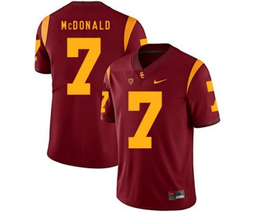 USC Trojans 7 T.J. McDonald II Red College Football Jersey