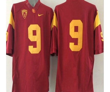 USC Trojans #9 Red 2015 College Football Nike Limited Jersey