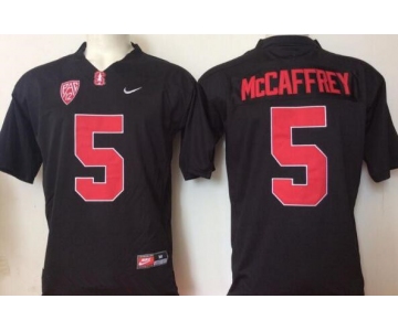 Men's Stanford Cardinals #5 Christian McCaffrey Black Stitched College Football Nike NCAA Jersey