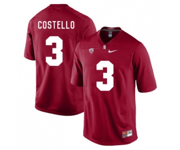 Stanford Cardinal 3 K.J. Costello Cardinal College Football Jersey