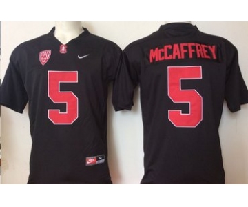 Stanford Cardinal 5 Christian McCaffrey Black College Football Jersey
