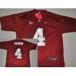 Alabama Crimson Tide #4 Mark Barron Red Jersey