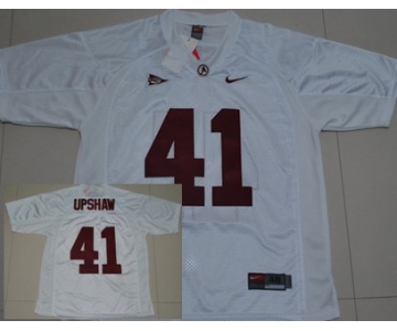 Alabama Crimson Tide #41 Courtney Upshaw White Jersey