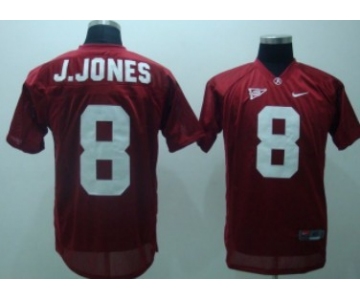 Alabama Crimson Tide #8 J.Jones Red Jersey