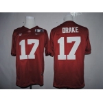 Men's Alabama Crimson Tide #17 Kenyan Drake Red 2016 BCS College Football Nike Limited Jersey