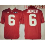 Men's Alabama Crimson Tide #6 Laurence Hootie Jones Red 2016 BCS College Football Nike Limited Jersey