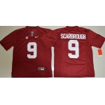Men's Alabama Crimson Tide #9 Bo Scarbrough Red Limited Stitched College Football Nike NCAA Jersey