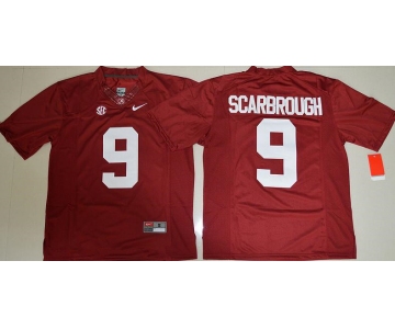 Men's Alabama Crimson Tide #9 Bo Scarbrough Red Limited Stitched College Football Nike NCAA Jersey
