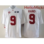 Men's Alabama Crimson Tide #9 Da'Shawn Hand White 2016 BCS College Football Nike Limited Jersey