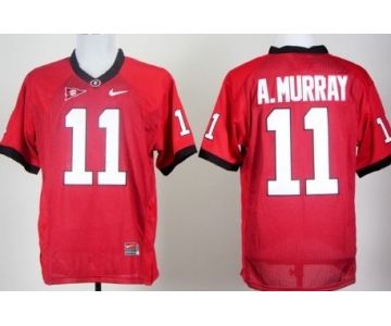 Georgia Bulldogs #11 Aaron Murray Red Jersey