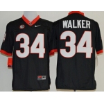 Georgia Bulldogs #34 Herschel Walker 2014 Black Limited Jersey