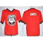Georgia Bulldogs Blank Dawgs Team Pride Fashion Red Jersey