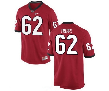 Men's Georgia Bulldogs #62 Charley Trippi Red Stitched College Football 2016 Nike NCAA Jersey