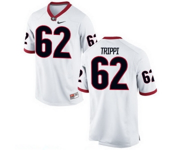 Men's Georgia Bulldogs #62 Charley Trippi White Stitched College Football 2016 Nike NCAA Jersey