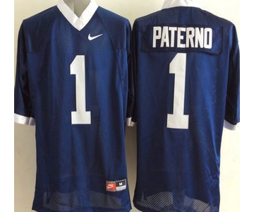 Penn State Natty Lions #1 Joe Paterno Navy Blue Jersey