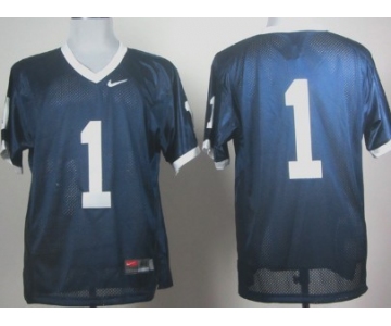Penn State Natty Lions #1 Navy Blue Jersey