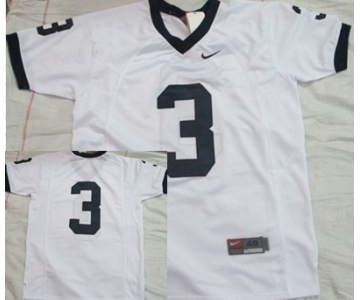 Penn State Nittany Lions #3 White Jersey