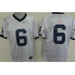 Penn State Nittany Lions #6 White Jersey