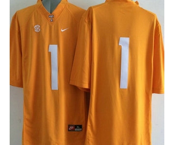 Tennessee Volunteers #1 Orange 2015 College Football adidas Jersey