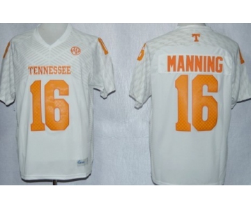 Tennessee Volunteers #16 Peyton Manning 2013 White Jersey