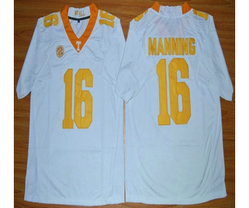 Tennessee Volunteers #16 Peyton Manning White 2015 College Football Jersey