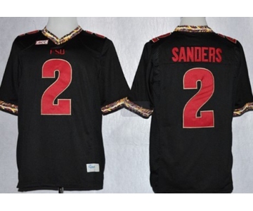 Florida State Seminoles #2 Deion Sanders 2013 Black Jersey