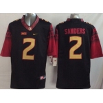 Florida State Seminoles #2 Deion Sanders 2014 Black Limited Jersey