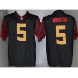 Florida State Seminoles #5 Jameis Winston 2014 Black Limited Jersey