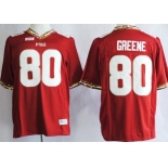 Florida State Seminoles #80 Rashad Greene 2013 Red Jersey