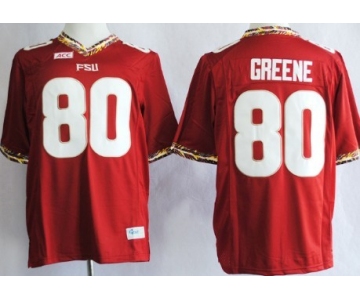 Florida State Seminoles #80 Rashad Greene 2013 Red Jersey
