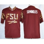 Florida State Seminoles Blank Seminoles Team Pride Fashion Red Jersey
